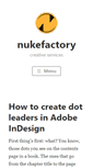 Mobile Screenshot of nukefactory.com